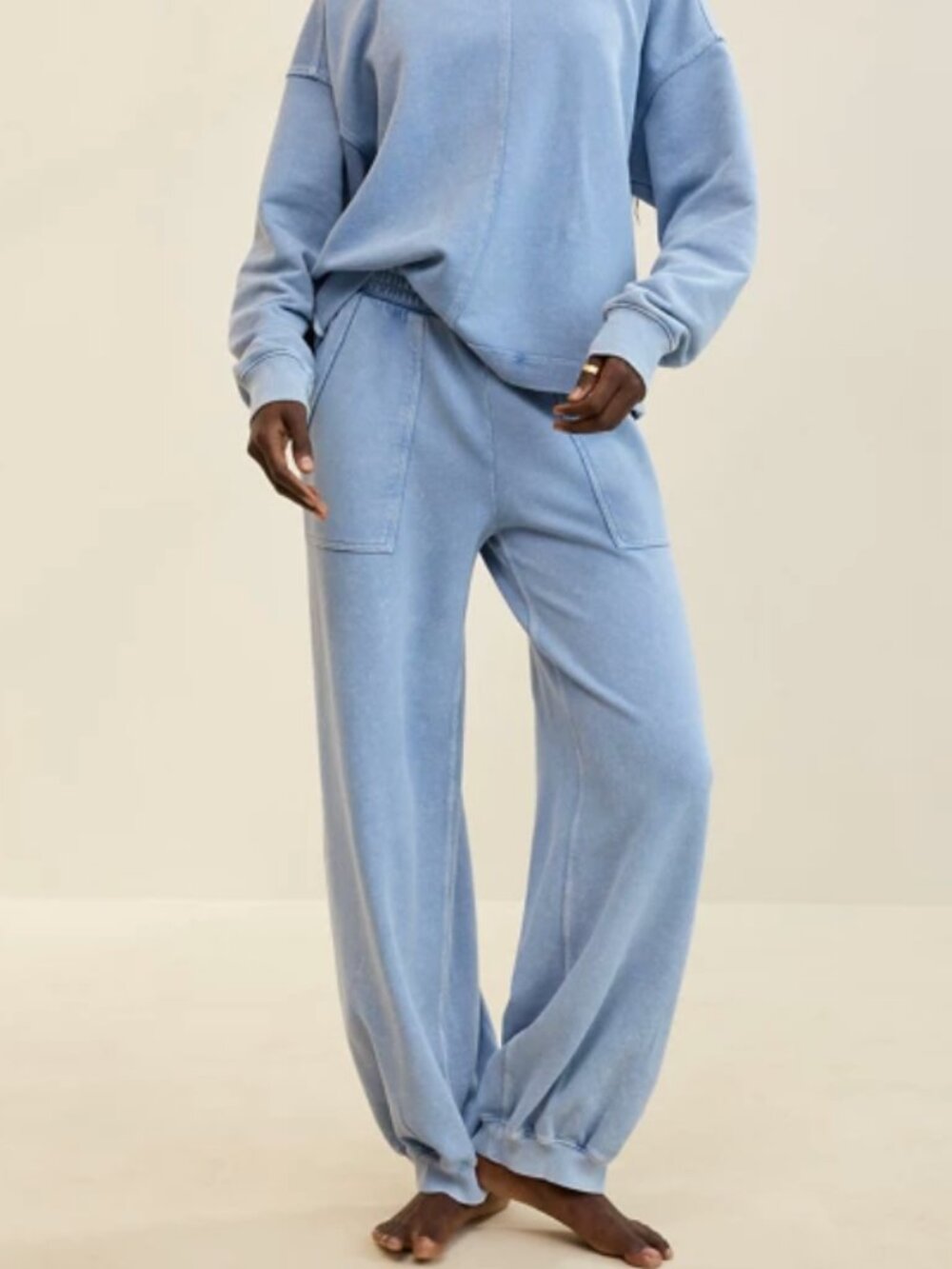 Aerie Vacay Jogger - Medium Long, Blue Heaven (NWT)
